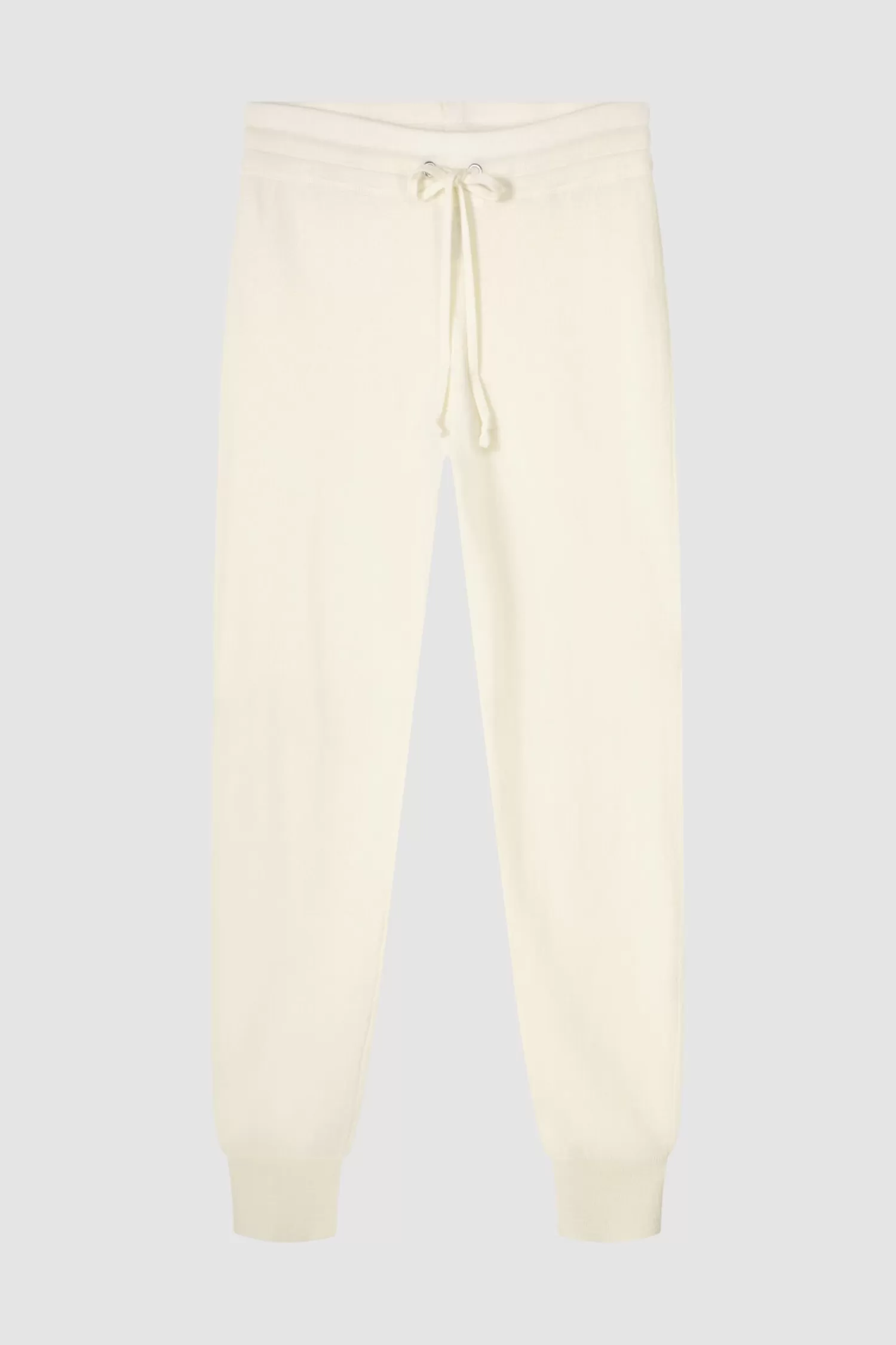 REPEAT cashmere Broeken*Cashmere joggingbroek Cream