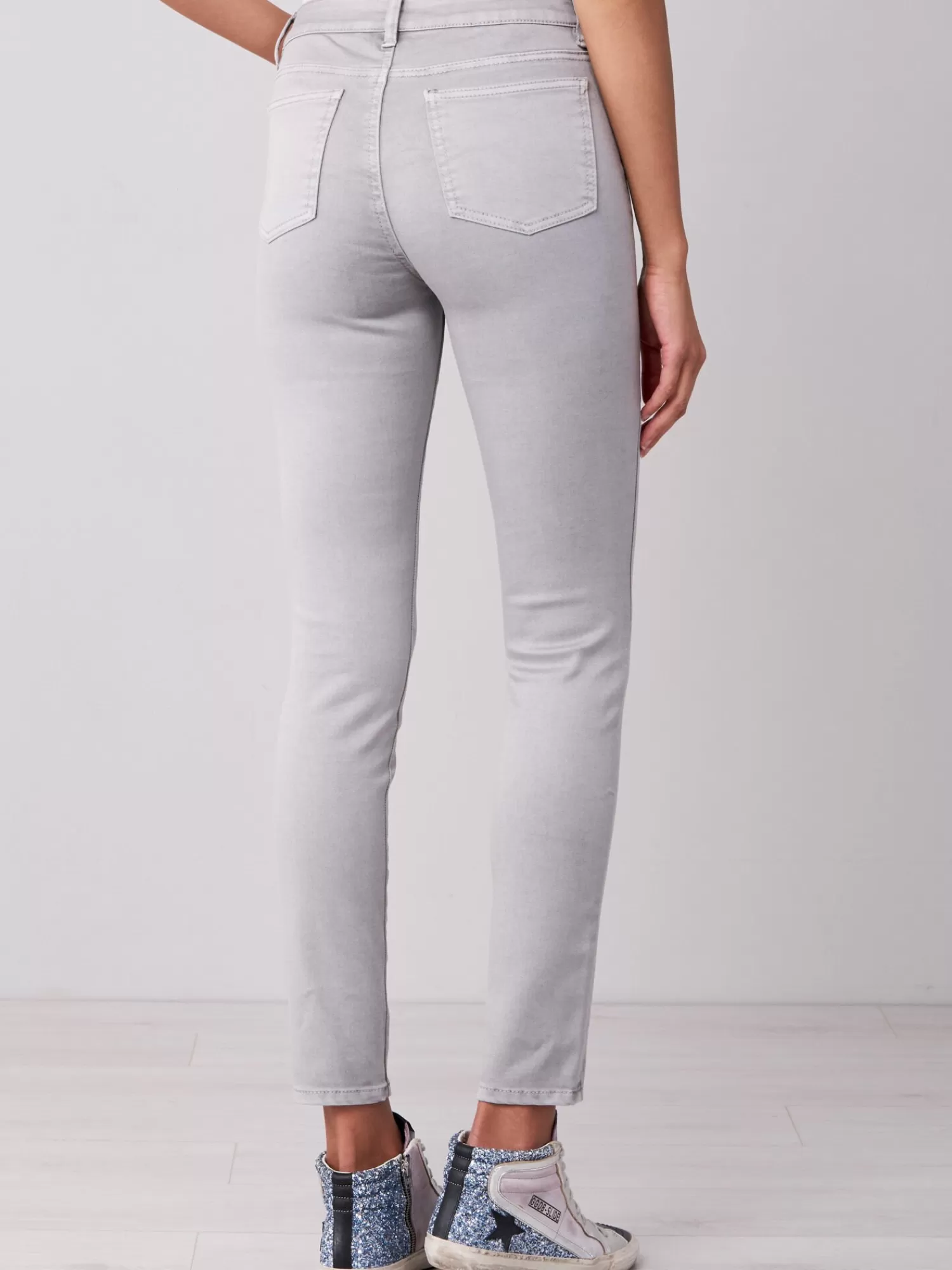 REPEAT cashmere Broeken*Skinny damesbroek SilverGrey