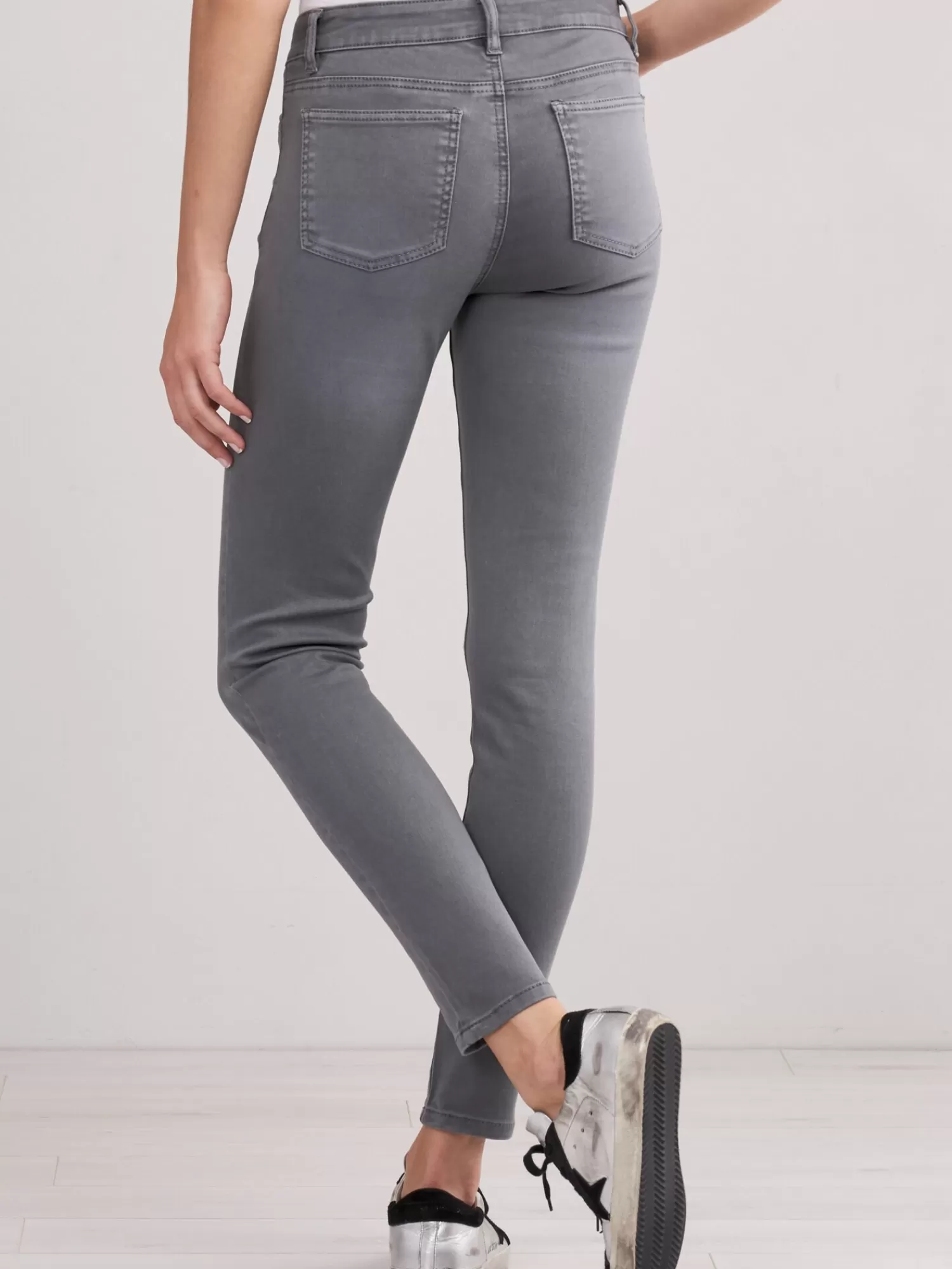 REPEAT cashmere Broeken | Broeken*Skinny damesbroek MedGrey