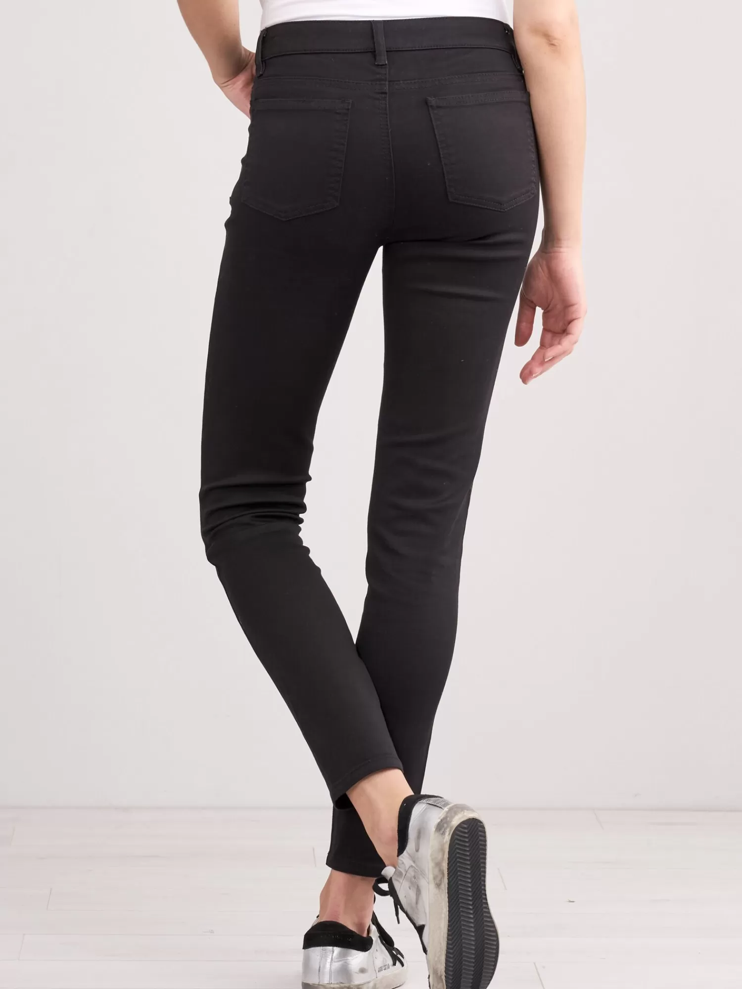 REPEAT cashmere Broeken | Broeken*Skinny damesbroek Black