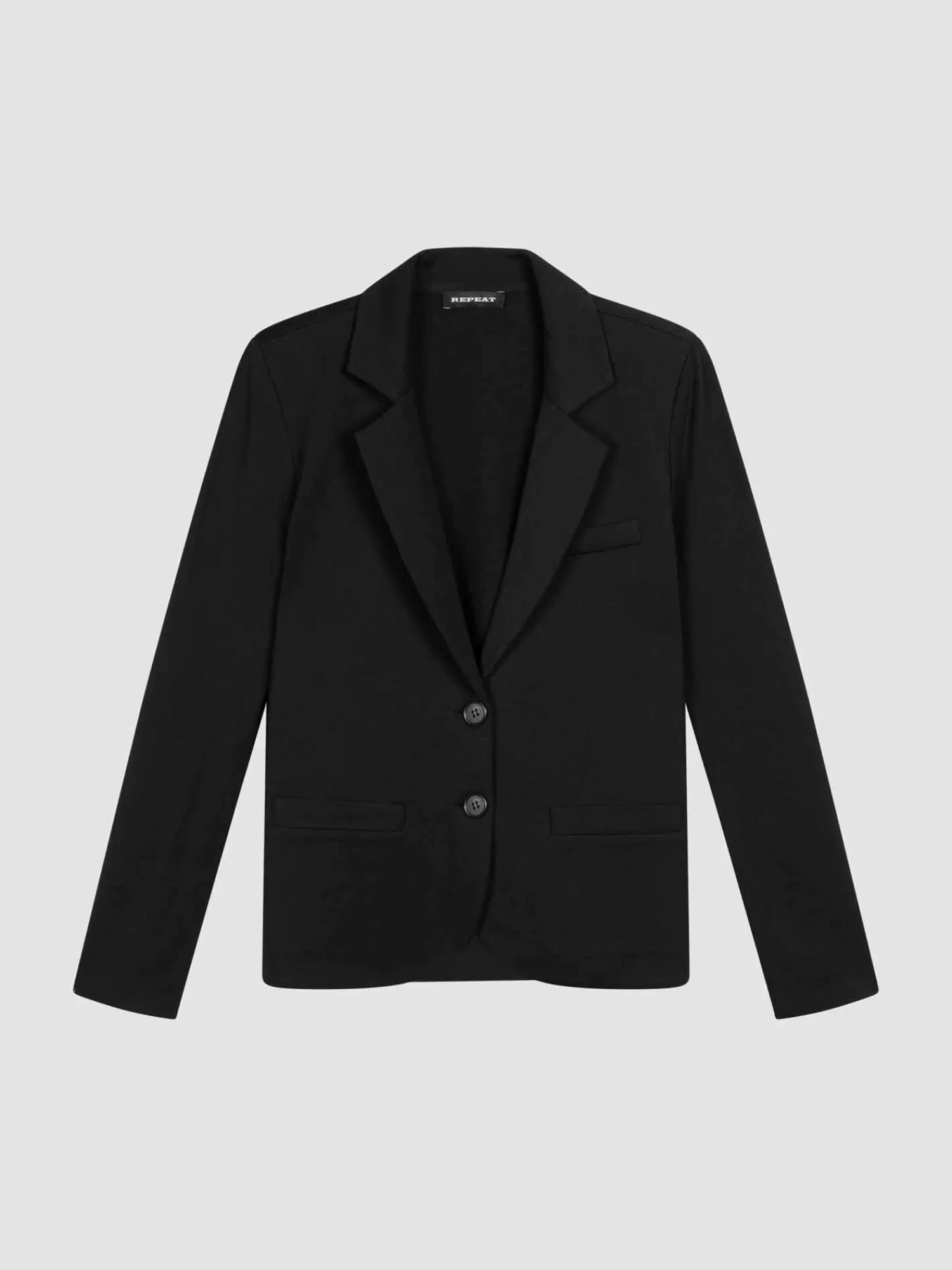 REPEAT cashmere Jassen & Blazers*Sweatshirt blazer Black